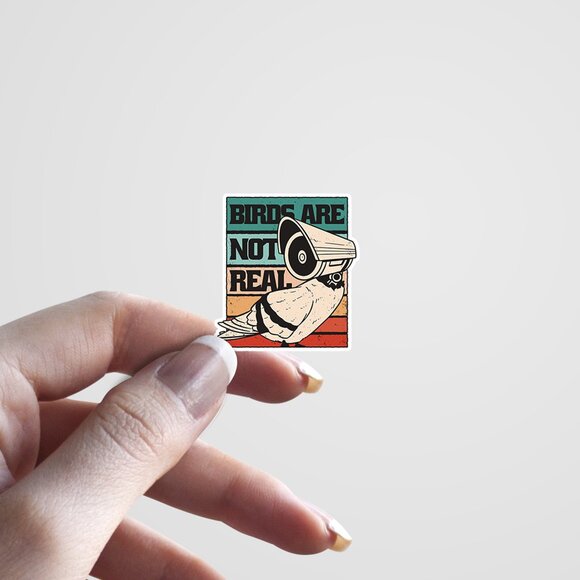 3pc - "Birds Are Not Real" Sticker Pack – Water Bottle, Tumbler, Laptop - Picture 4 of 8